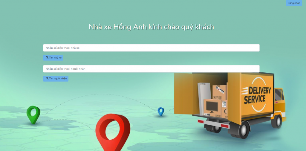 Website Công ty vận tải Hồng Anh Ninh Bình