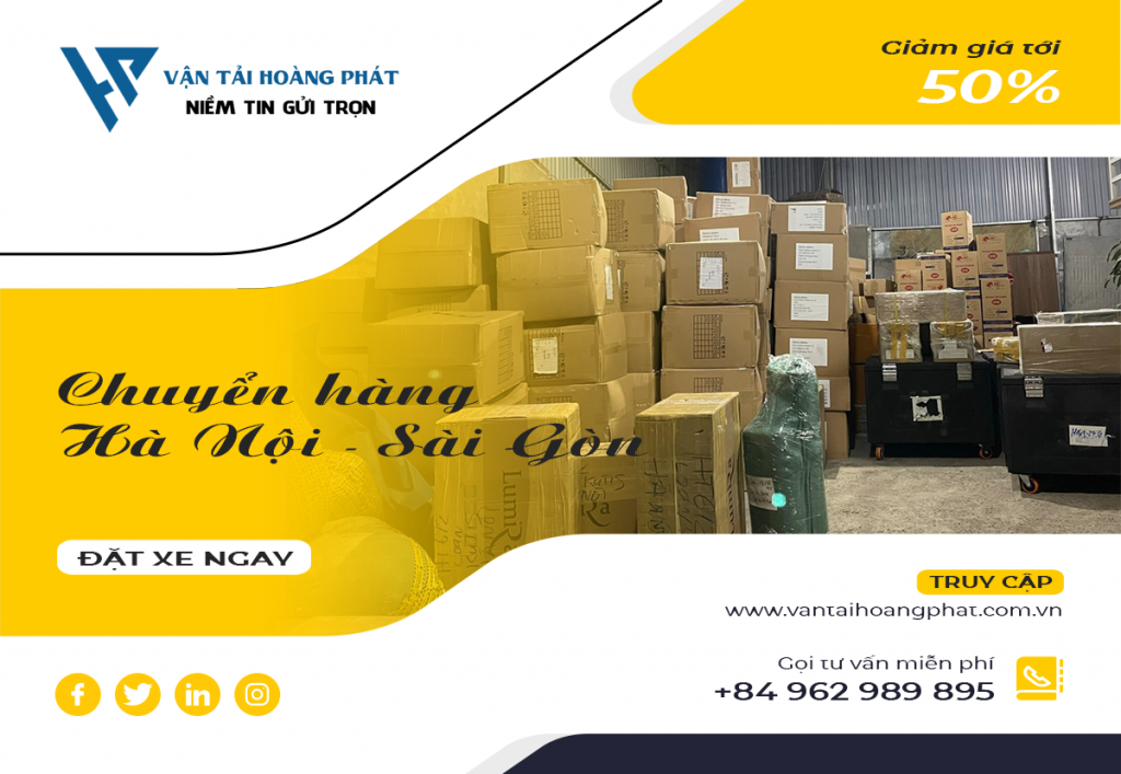 Dịch vụ vận chuyển hàng hóa từ Hà Nội đi vào Sài Gòn
